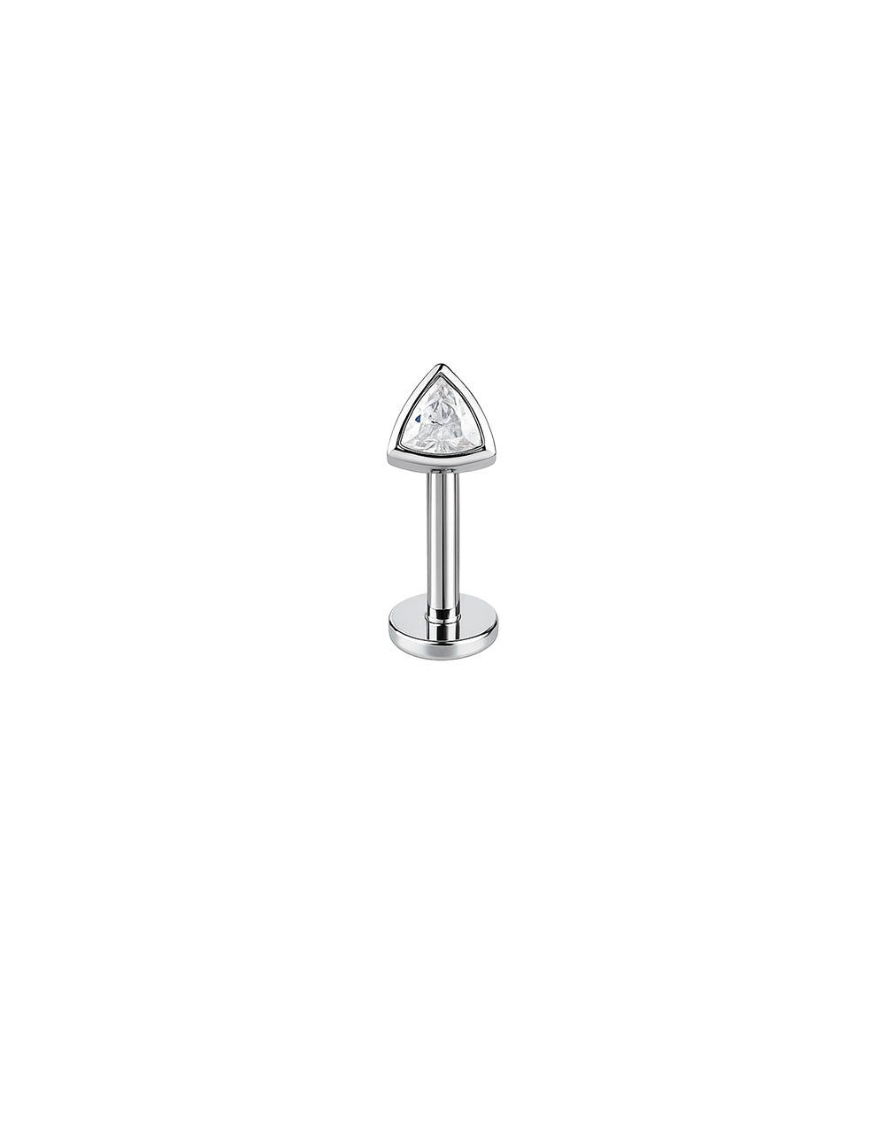 F136 Titanium Cat Ear Spike Stud–Internally Threaded Helix&Cartilage Piercing Jewelry Hypoallergenic&Punk-Inspired