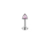 F136 Titanium Cat Ear Spike Stud–Internally Threaded Helix&Cartilage Piercing Jewelry Hypoallergenic&Punk-Inspired