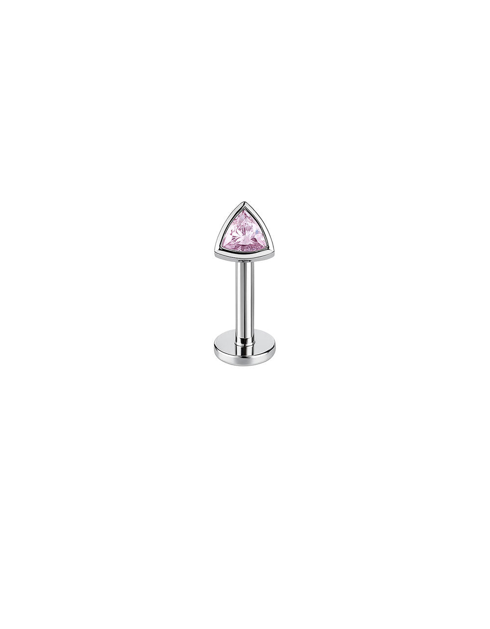 F136 Titanium Cat Ear Spike Stud–Internally Threaded Helix&Cartilage Piercing Jewelry Hypoallergenic&Punk-Inspired