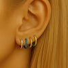 F136 Titanium D-Shaped Hoop Ring – Flat Bar for Ear, Nose & Lip Piercings