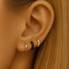 F136 Titanium Seamless Hoop Earrings–Hypoallergenic Unisex Sleeper Rings