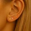 F136 Titanium 2mm Flesh-Tone Invisible Stud–Lip, Nose, Ear&Eyebrow Piercing