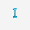F136 Titanium Flat Back Disc Stud–Internally Threaded Piercing Jewelry for Ear,Cartilage,Lip Sleep-Friendly&Hypoallergenic