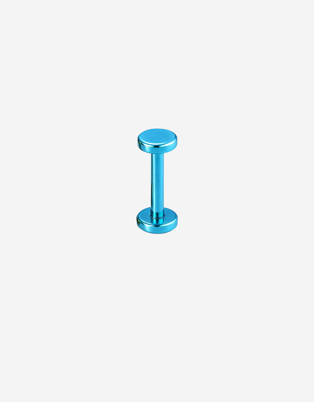 F136 Titanium Flat Back Disc Stud–Internally Threaded Piercing Jewelry for Ear,Cartilage,Lip Sleep-Friendly&Hypoallergenic