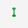 F136 Titanium Flat Back Disc Stud–Internally Threaded Piercing Jewelry for Ear,Cartilage,Lip Sleep-Friendly&Hypoallergenic