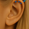 F136 Titanium Punk Devil Spike Stud – Hypoallergenic Ear&Cartilage Piercing