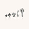 Accessories 16G/14G Internal Thread Triangle Cone Labret Jewelry Top