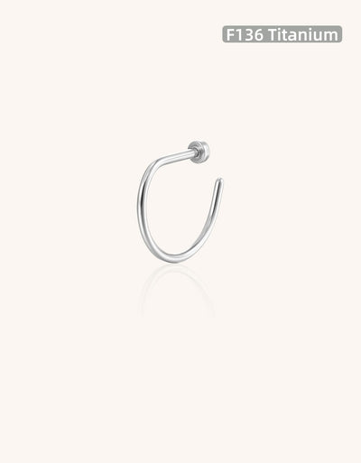 Titanium Minimal Nose Stud Hypoallergenic & Sleek Piercing Jewelry