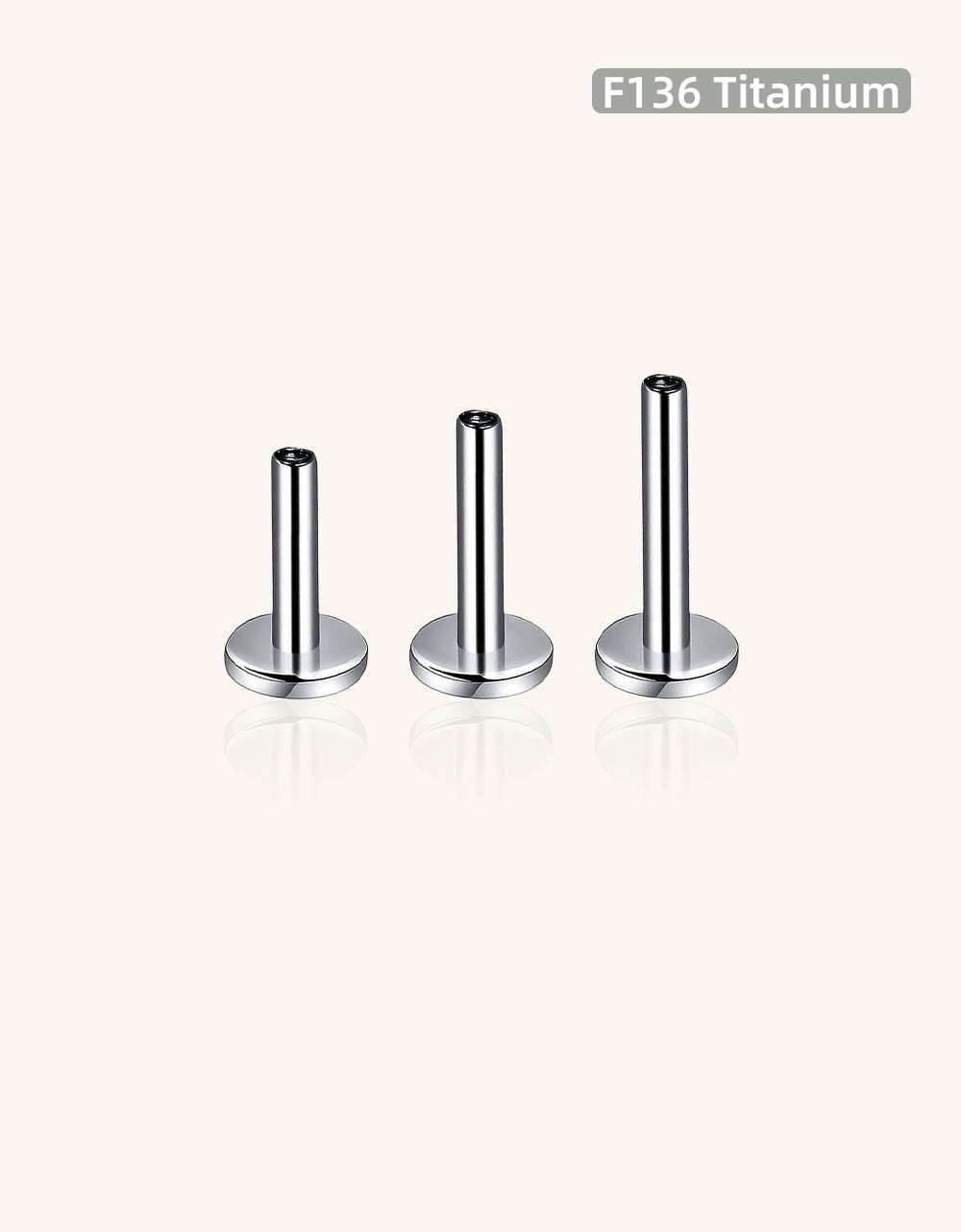 Titanium Labret Post